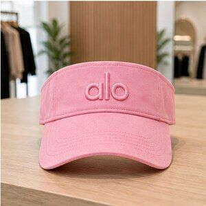 ALO Yoga Pink Everyday Open Top Visor Hat Activewear